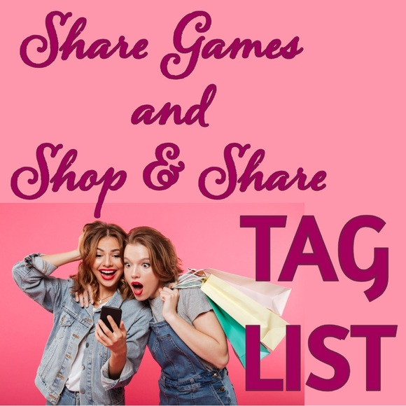Share Games and Shop & Share Tag List Comment with closet name to be added - Picture 1 of 1
